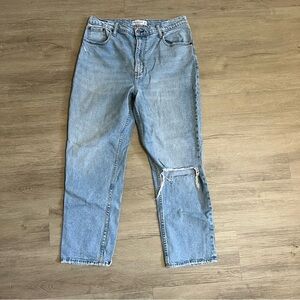 Abercrombie and fitch ultra high rise ankle straight size 14 Long